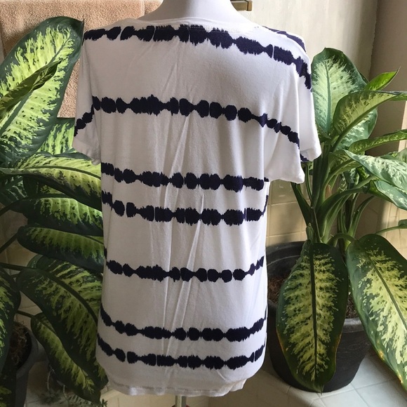 Gap white and navy tie dye tee - Picture 3 of 3